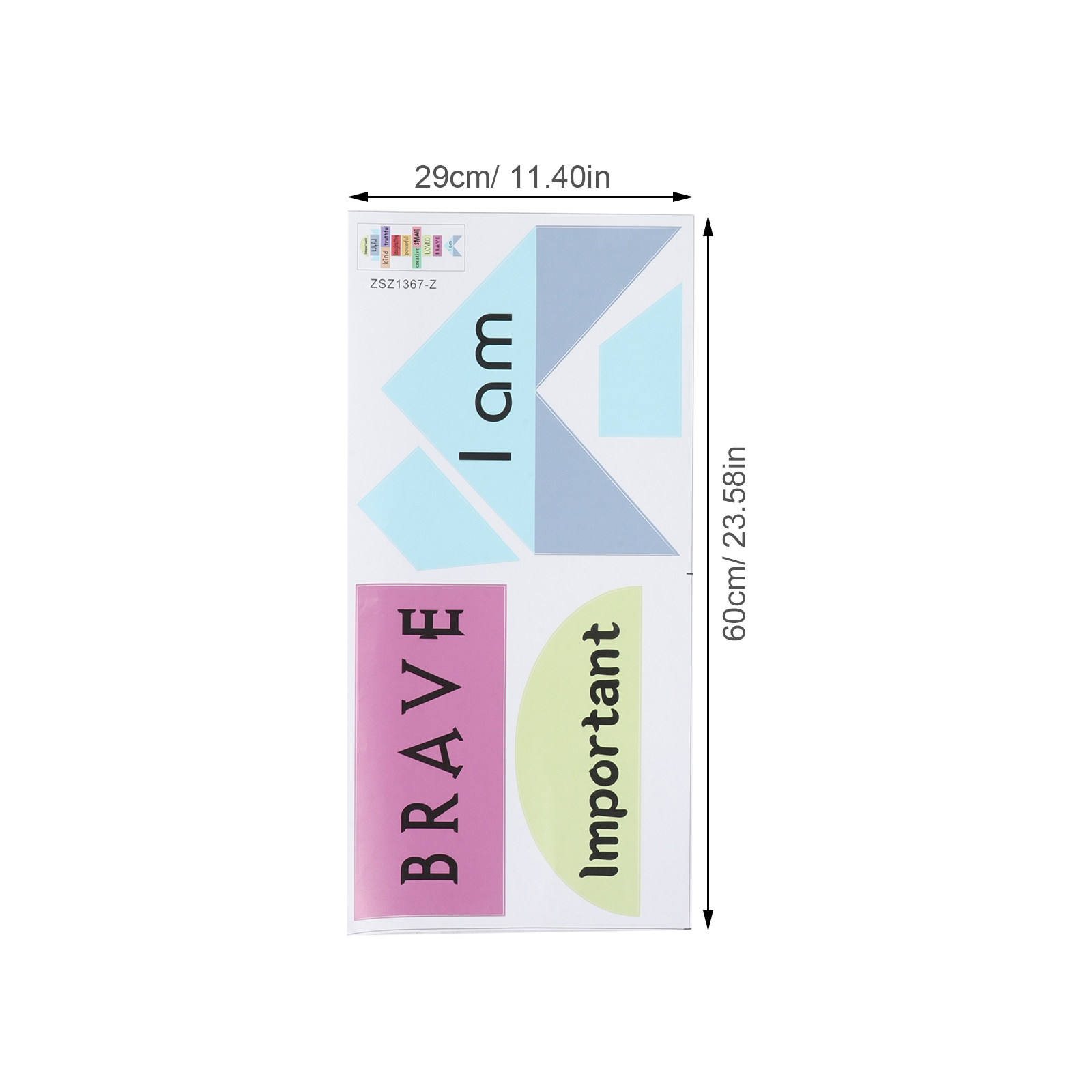3pcs Motivational Rocket Floor - Kids Education Motivation ulasan dan harga